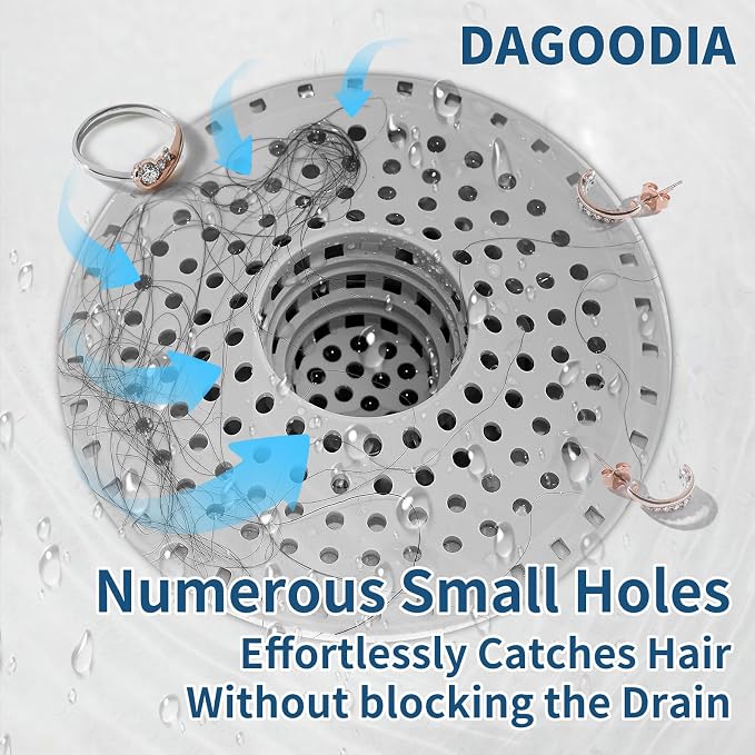 Bathtub Drain Hair Catcher, Tub Shower Drain Hair Trap/Strainer - Image 2