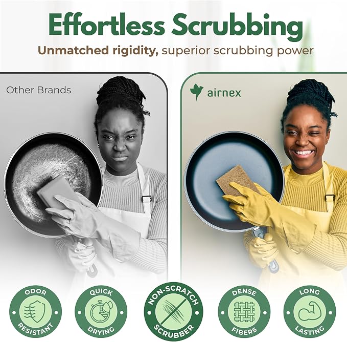 Plant-Based Scouring Pads for Dishes - Image 3
