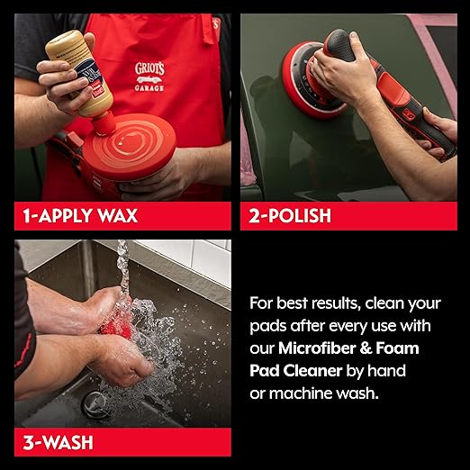 Griot's Garage 5.5” Red Foam Waxing Pads - Image 4