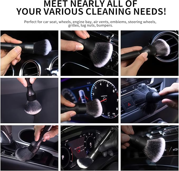 10pcs Auto Car Detailing Brush Set，Professional dusting Brush Suitable - Image 2