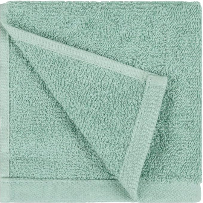Amazon Basics Highly Absorbent, Fast Drying 100% Cotton Washcloths - Image 7