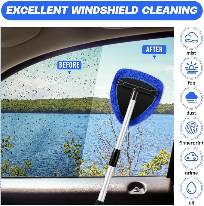 8 Pcs Car Windshield Cleaner Tool Kit - Image 4