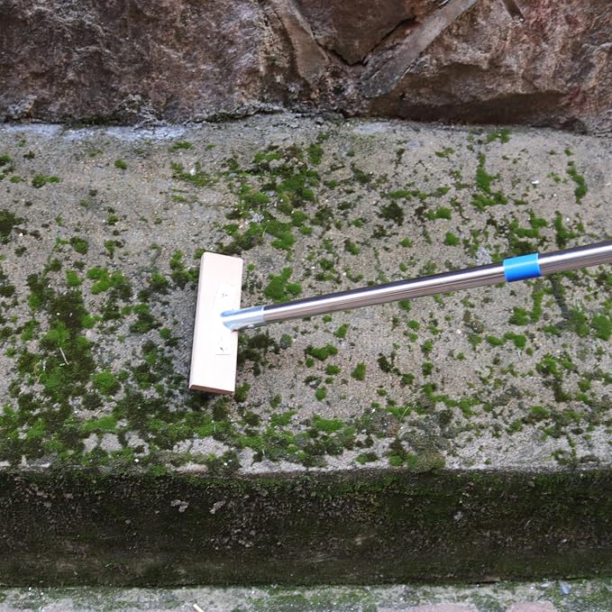 MAXMAN Floor Scrubber, Deck Brush, Stainless Steel Floor Scrub Brush - Image 2