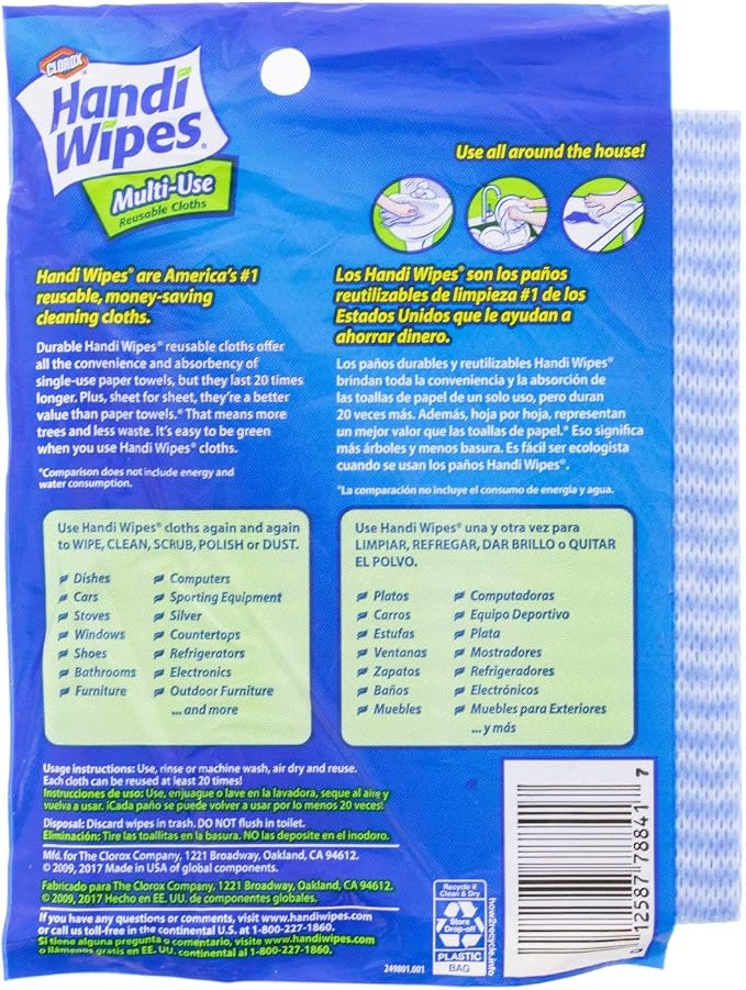 Clorox Handi Wipes Reusable Cleaning Cloths, Super Absorbent, Machine Washable - Image 2