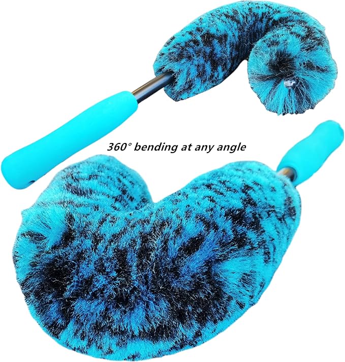 4PCS Wheel Brush Kit for Cleaning Wheel and Tire, Wheel and Rim Brush, Car - Image 6