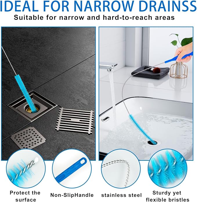 Dryer Vent Cleaner Kit，Refrigerator Coil Cleaning Brush，Includes Dryer Vent - Image 4