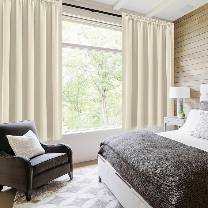 DWCN Blackout Curtains for Living Room Thermal Insulated, Energy Saving & Noise - Image 3