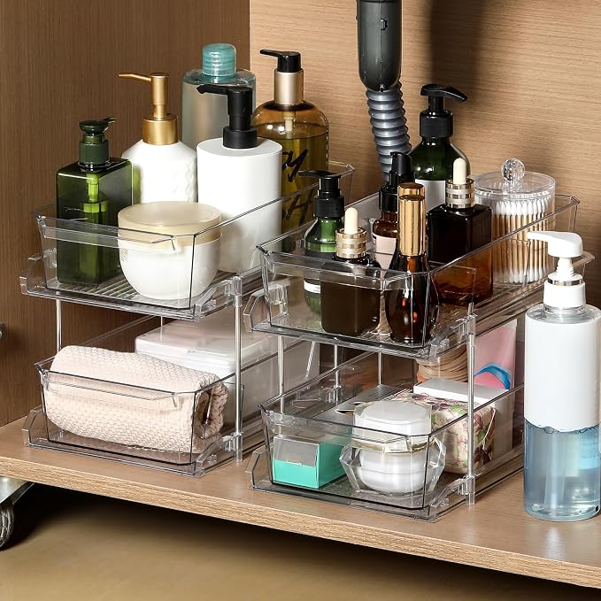 2 Set, 2 Tier Clear Organizer - Image 6
