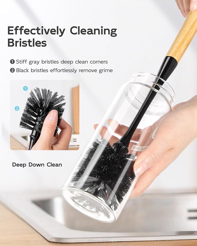 MR.SIGA Water Bottle Brush, Long Handle Bottle Brush - Image 4