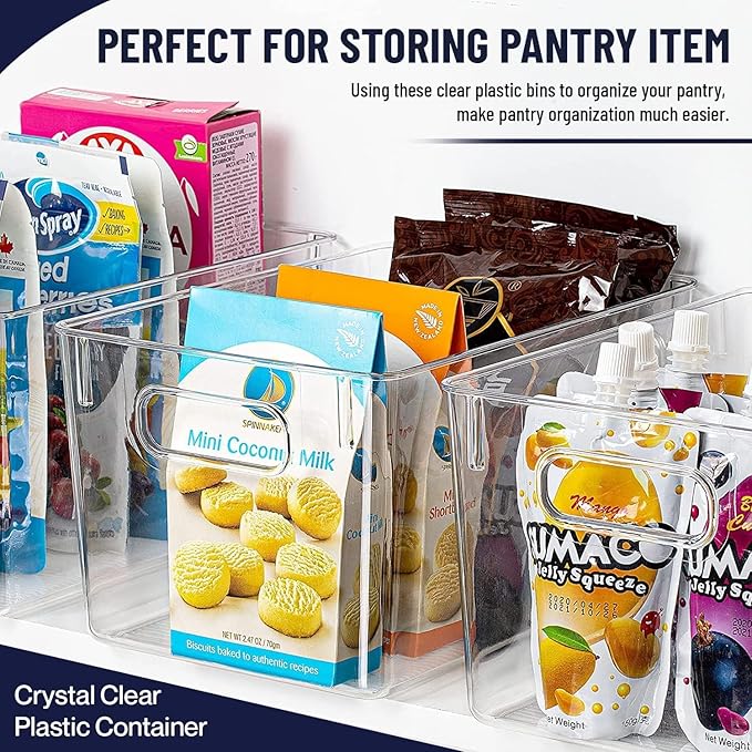 Clear Plastic Storage Bins - Image 3