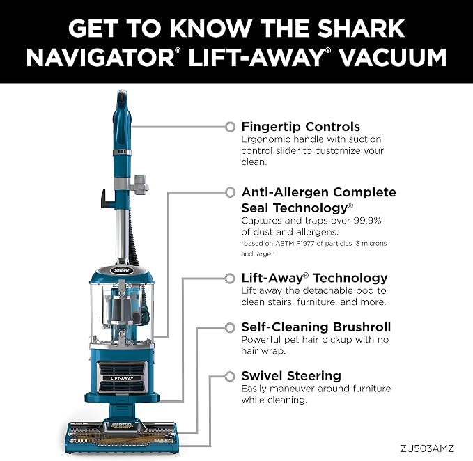 Shark Upright Vacuum, Navigator Lift-Away - Image 7