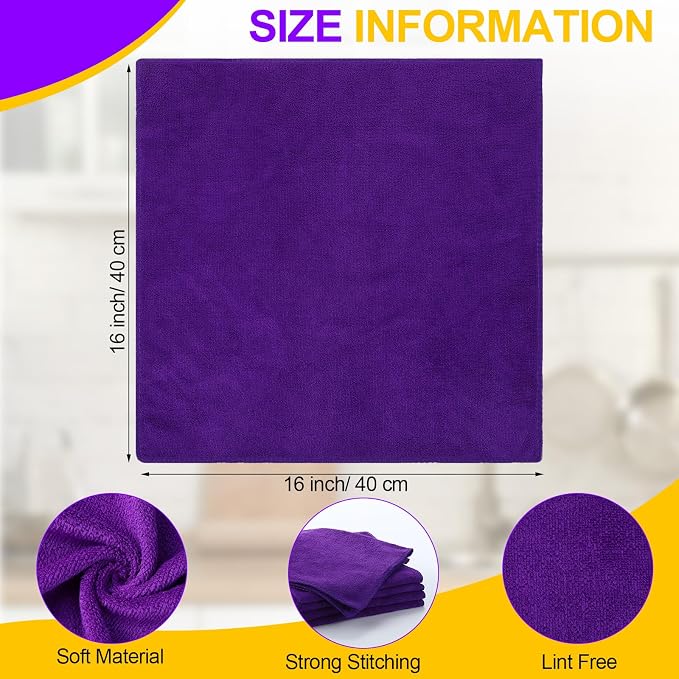 Nuenen 60 Pcs Microfiber Cleaning Cloths - Image 3