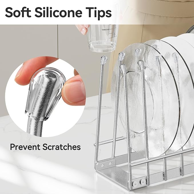 Plastic Bag Drying Rack, Metal Reusable Silicone Ziplock Bag & Bottle Drying - Image 5