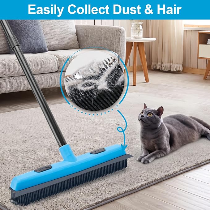 KeFanta Rubber Broom Carpet Rake - Image 3