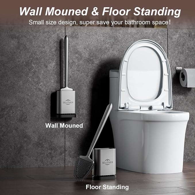 Sellemer Toilet Brush and Holder Set - Image 8