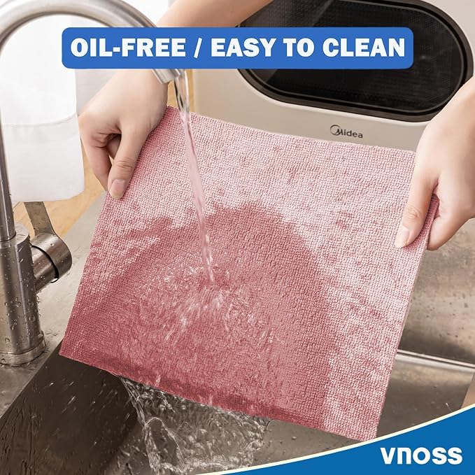 55 Pack Microfiber Cleaning Cloth Roll, Tear Away Reusable Towels, Ultra - Image 5