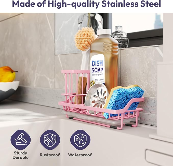 SWTYMIKI Sink Caddy Sponge Holder - Image 2
