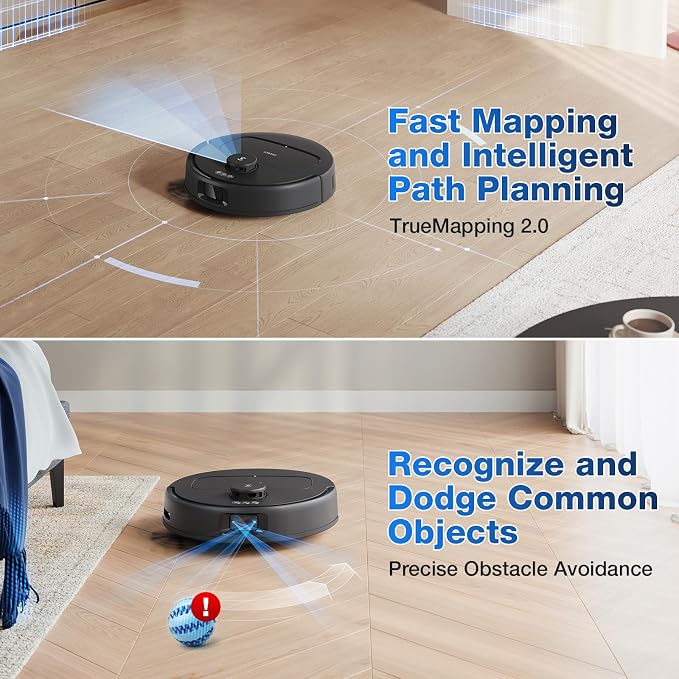 ECOVACS DEEBOT N30 PRO OMNI Robot Vacuum and Mop, 10000Pa Suction, TruEdge - Image 7