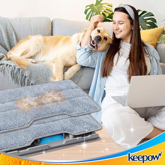 KEEPOW Reusable Mop Replacement Pads Compatible - Image 7