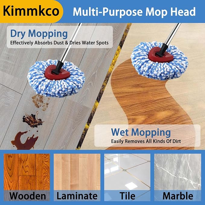 Small Spin Mop Replacement Head - Image 4