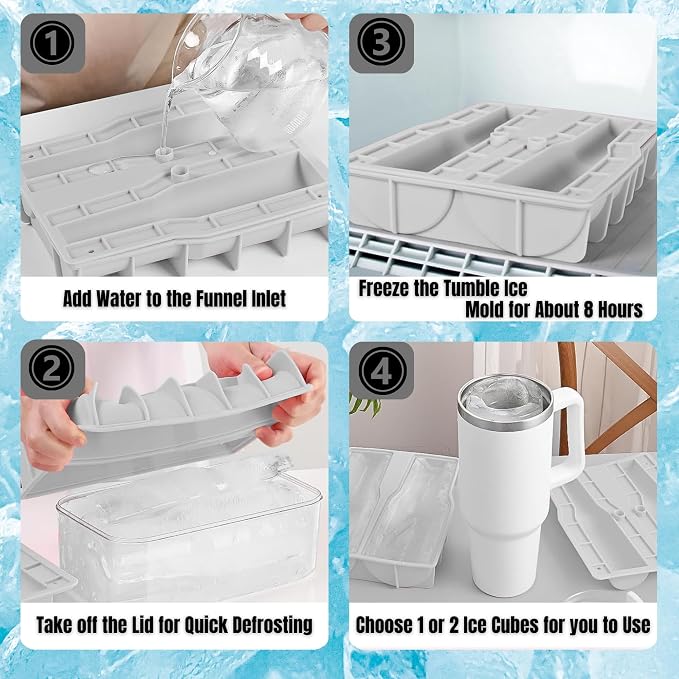 Ice Cube Tray for Tumbler, Ice Drink, Compatible - Image 5