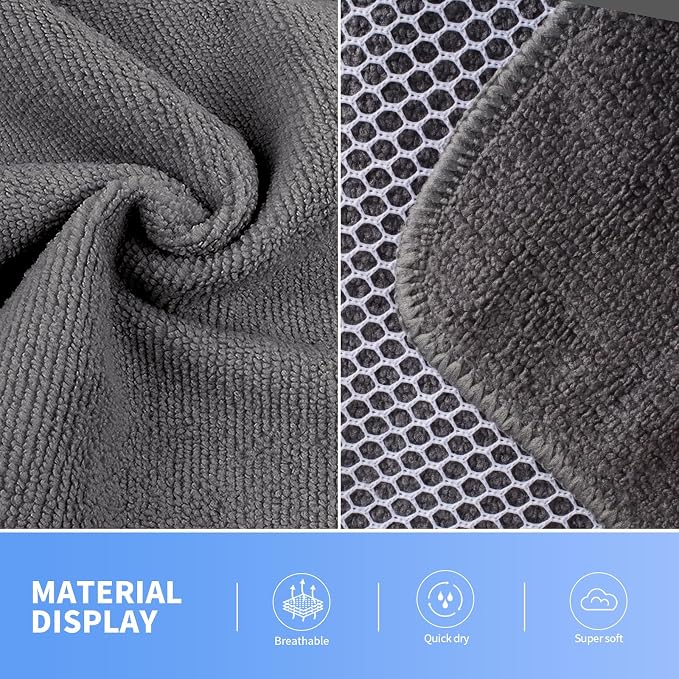 KinHwa Kitchen Washcloths for Dishes Absorbent Microfiber Dish Cloths Dish - Image 7