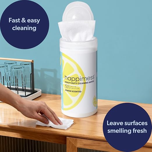 happimess WPE1002A-2SET All-Purpose Cleaning Wipes, Heavy Duty Multi-Surface - Image 6