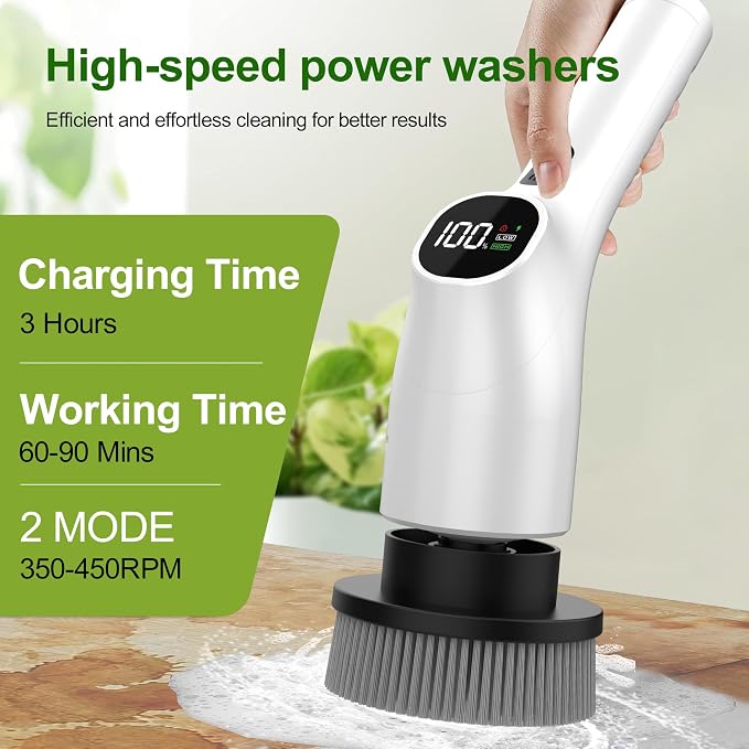 Electric Spin Scrubber, Shower Scrubber - Image 2