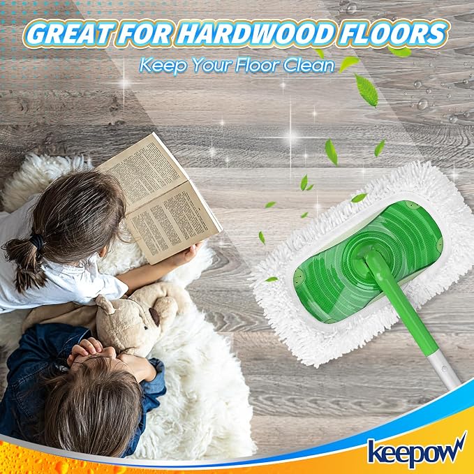 KEEPOW Reusable Microfiber Mop Pads Compatible - Image 6