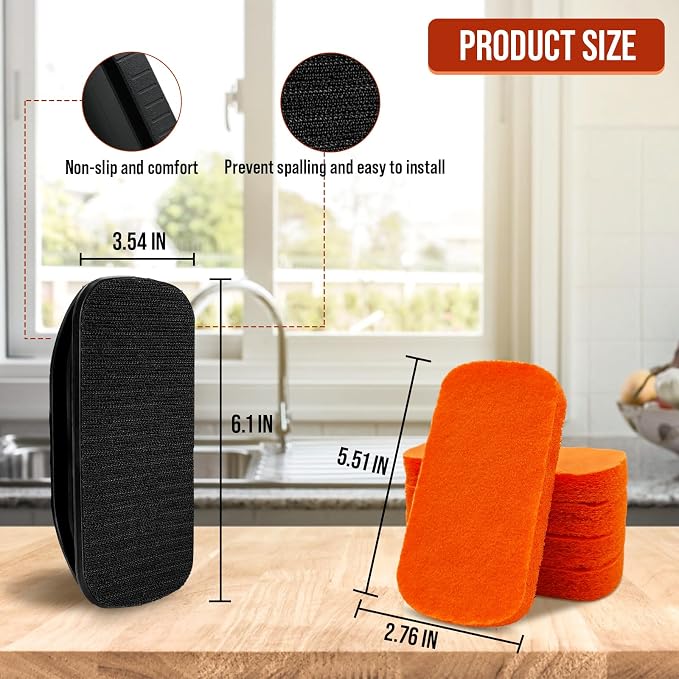 6-Piece Griddle Cleaning Kit for Blackstone, Flat Top Grill Cleaning Kit - Image 5