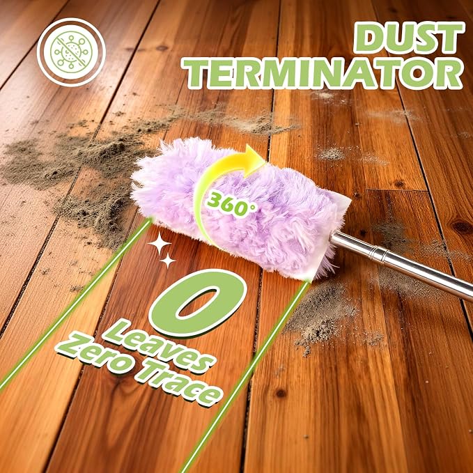 30-Pack Dual-Sided 360° Duster Refills, Heavy Duty Static Cleaning Heads - Image 5