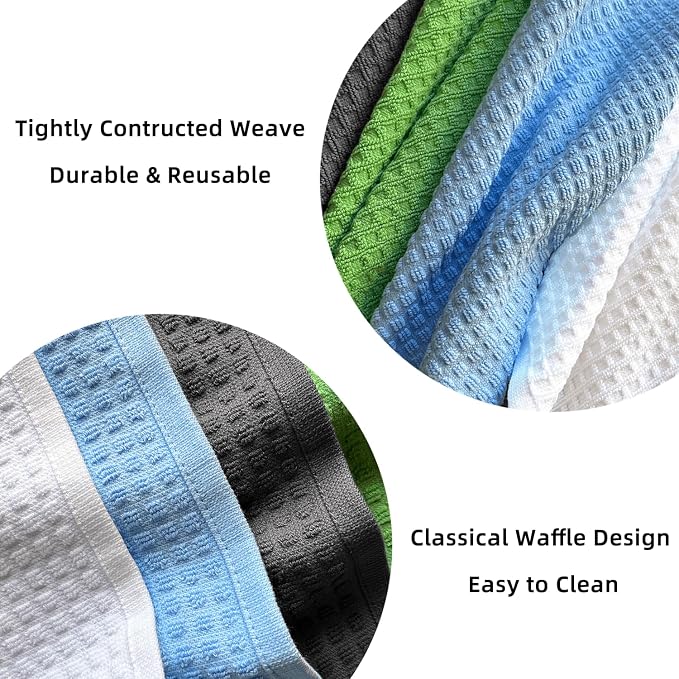 Cotton Dishcloths Set for Home and Kitchen Cleaning - Image 4