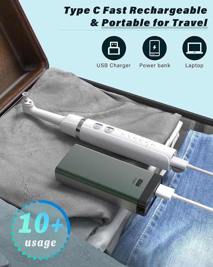 Tooth Polisher, Rechargeable Tooth Whitening Kit - Image 6