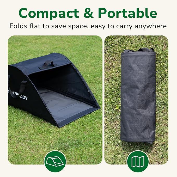 GreatBuddy Leaf Collector, Portable Lawn Bag, 26 Gallon Yard Waste Bag Oxford - Image 6