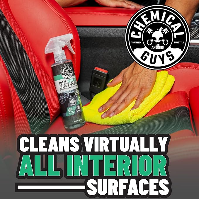Chemical Guys Total Interior Cleaner and Protectant, New Car Smell 128 fl oz - Image 7