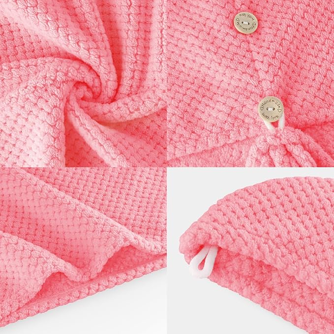 2 Pack Microfiber Hair Towel Wrap - Image 5