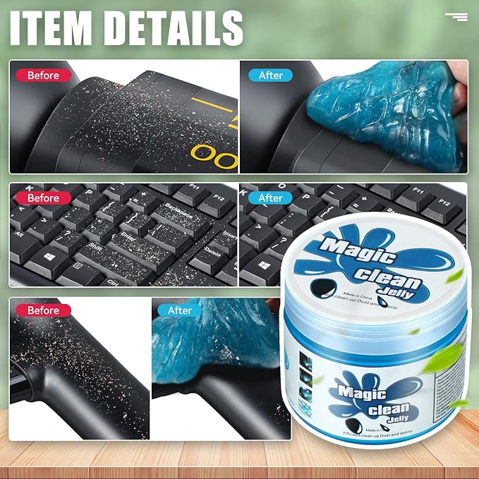 Auto Dynasty Car Cleaning Gel, 2024 Universal Auto Detailing Tools Car Interior - Image 4