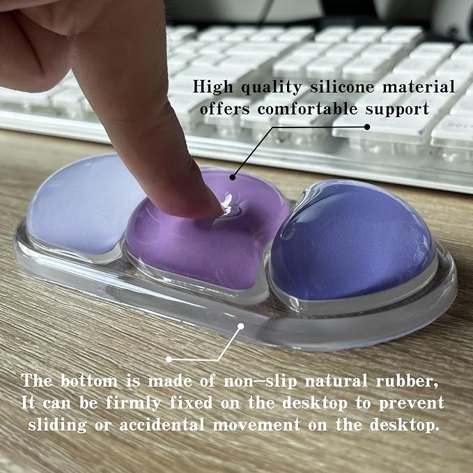 Ergonomic Cooling Gel Mouse Wrist Rest Pad, Arm Support - Image 5