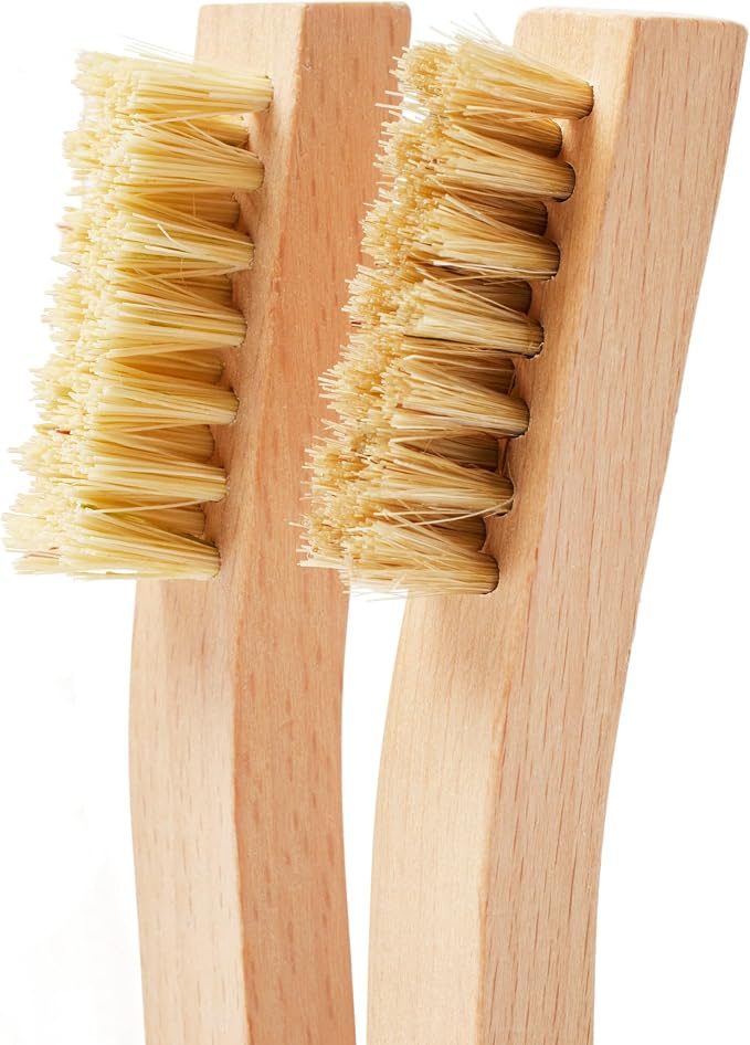 Otter Wax Utility Brush Set | 2pc | Horsehair Buffing Brush + Tampico Cleaning - Image 4