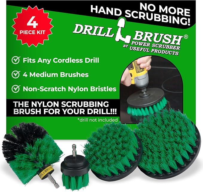 Kitchen Drill Brush Set by Drillbrush