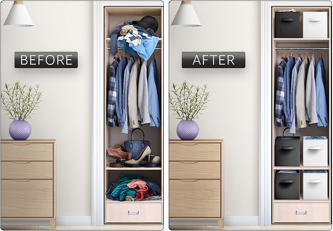 Sorbus Fabric Storage Cubes - Image 7
