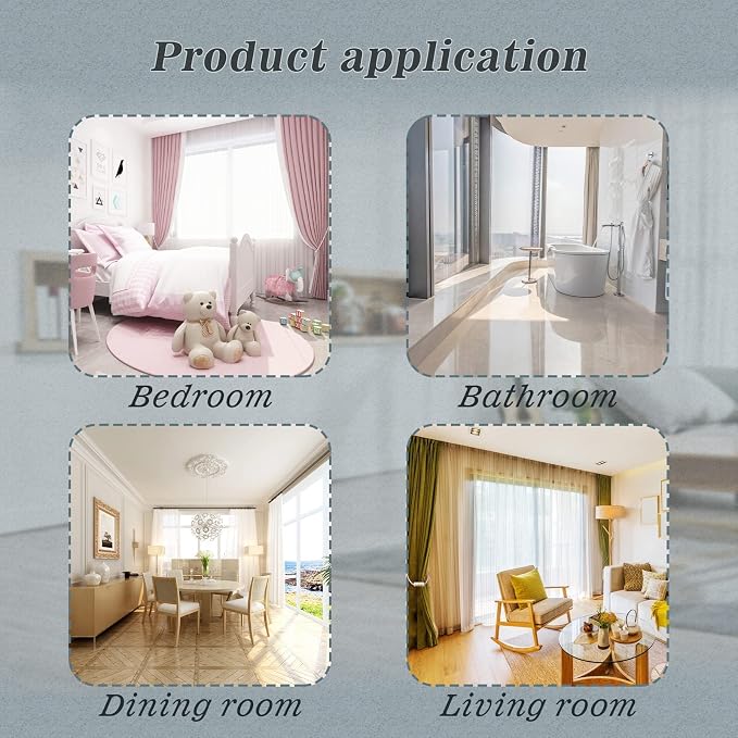 Hion Magnetic Curtain Tiebacks Beige 2pcs, Curtain Tiebacks Buckles Holdbacks - Image 5