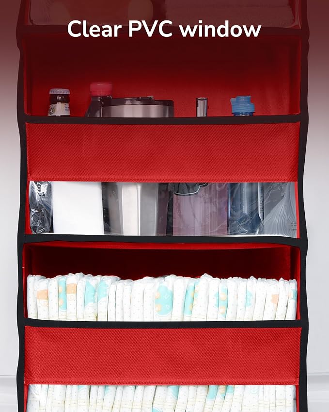 ULG 1 Pack Over The Door Organizer – 5 Shelf Door Organizer Hanging & 10 Side - Image 5