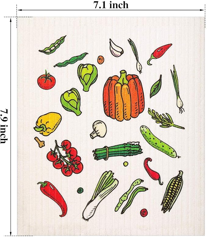 18 Pcs Swedish Kitchen Dish Towels - Image 2