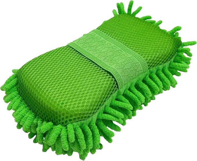 Microfiber Car Wash Sponge, Scratch-Free Vehicle Washing Mitt by Unknown