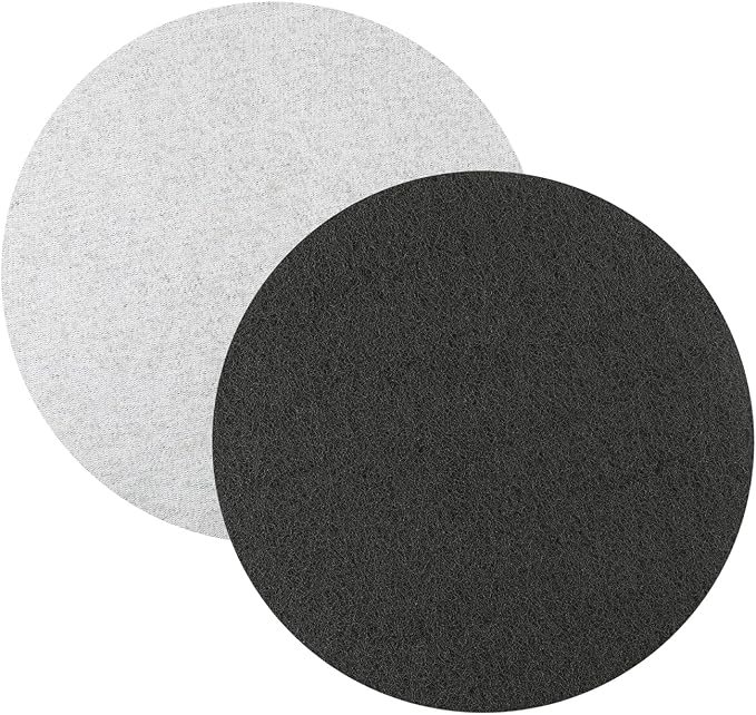 Auniwaig 2Pcs 7 Inch 1000-Grit Drill Power Brush Tile Scrubber Scouring Pads by Auniwaig