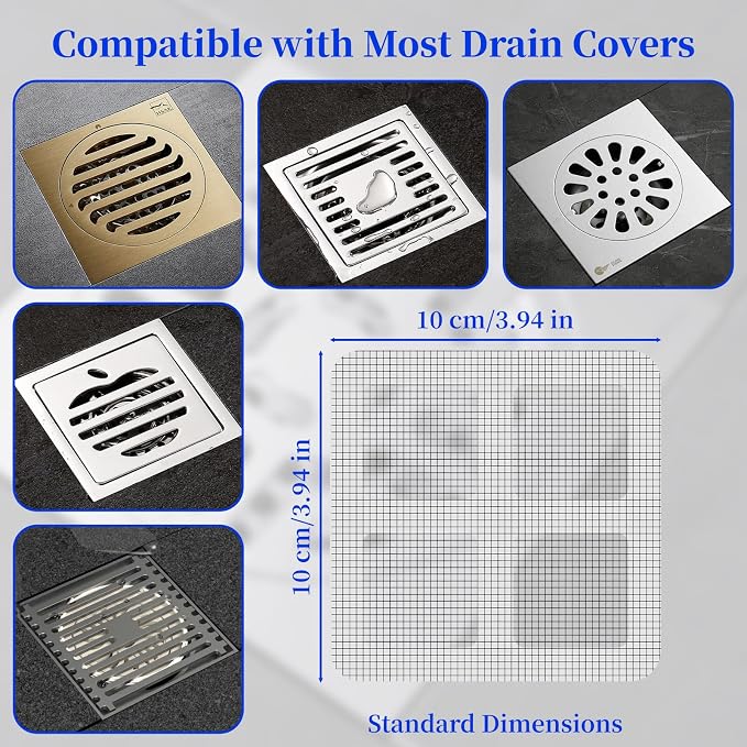 100 Pack Disposable Shower Drain Hair Catcher - Image 2