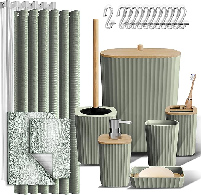 Clara Clark Bathroom Accessories Set by ClaraClark
