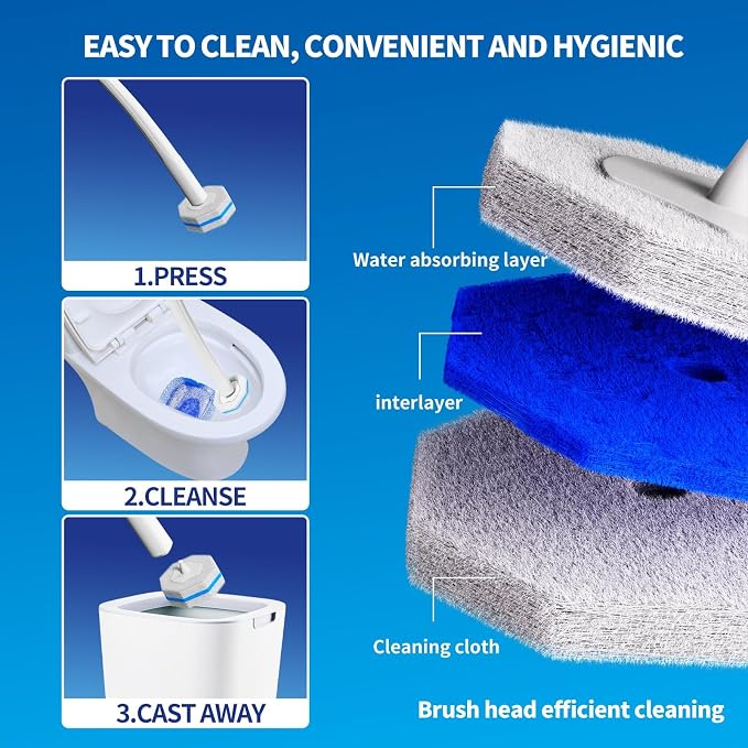 Disposable Toilet Brush Cleaning System - Image 9