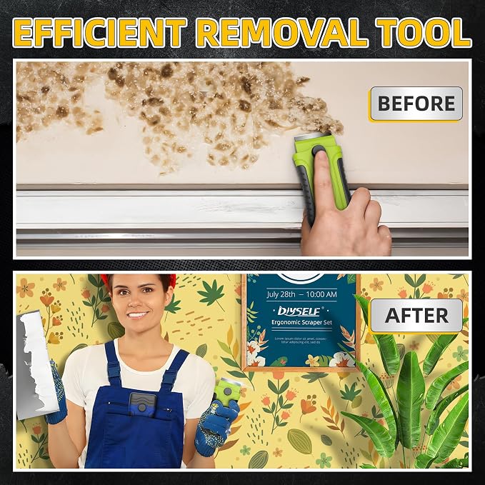 DIYSELF 1 Pack Razor Blade Scraper - Image 3